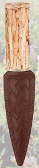 Sgian Dubh Heathergerms Natur/ Gefärbt