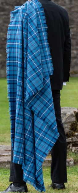 Fly Plaid Hand Knotted Fringe 1,5yrd/1,37m