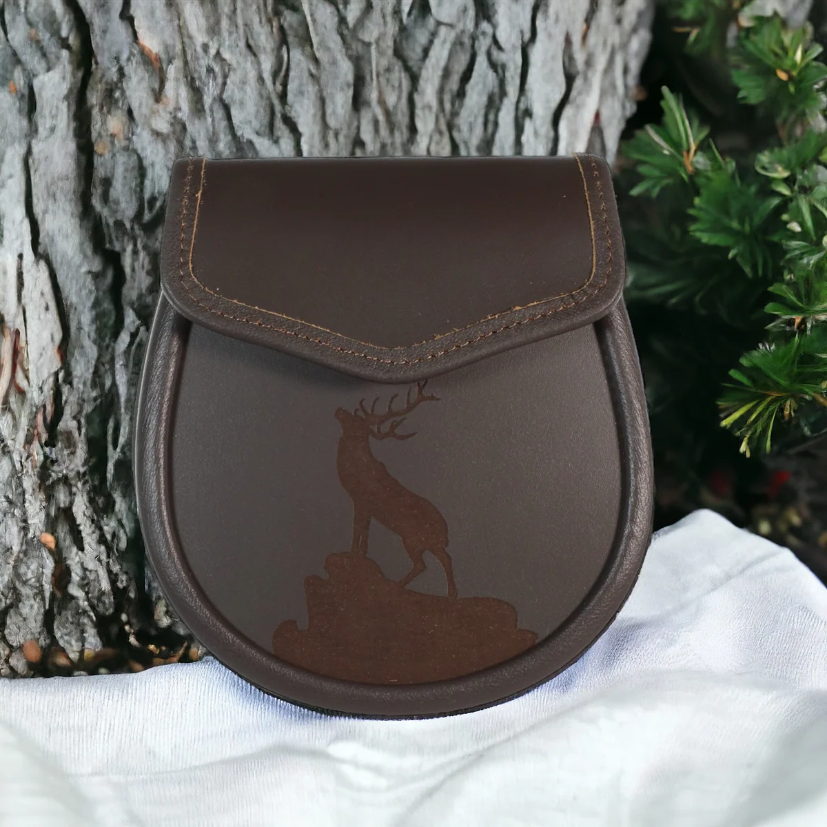 Leder Sporran Laser Etched 2