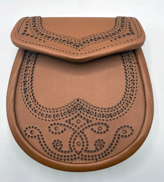 Leder Sporran Brogue 1