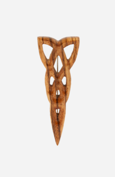 Kilt Pin Wood Celtic