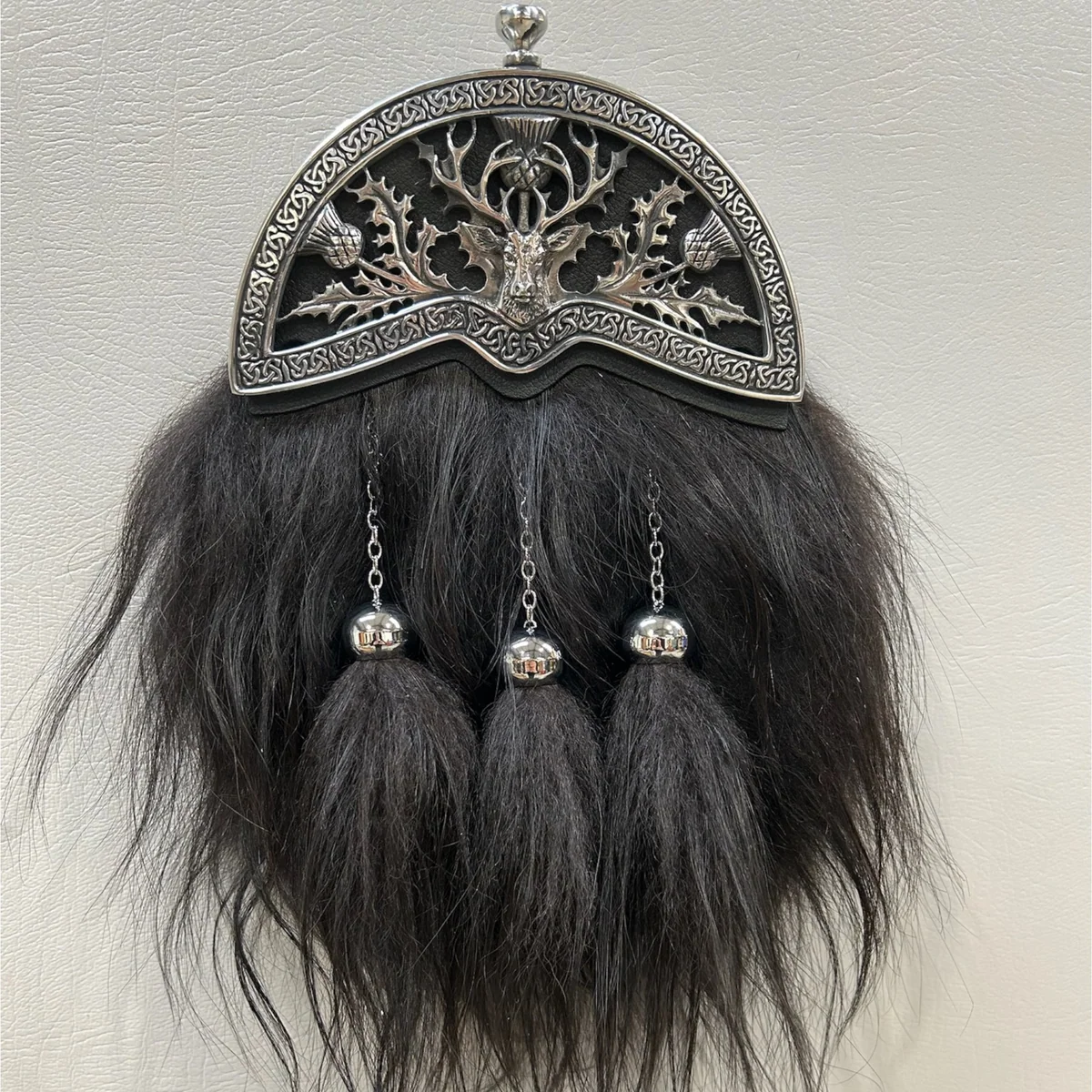Dress Sporran Highland Cow Black