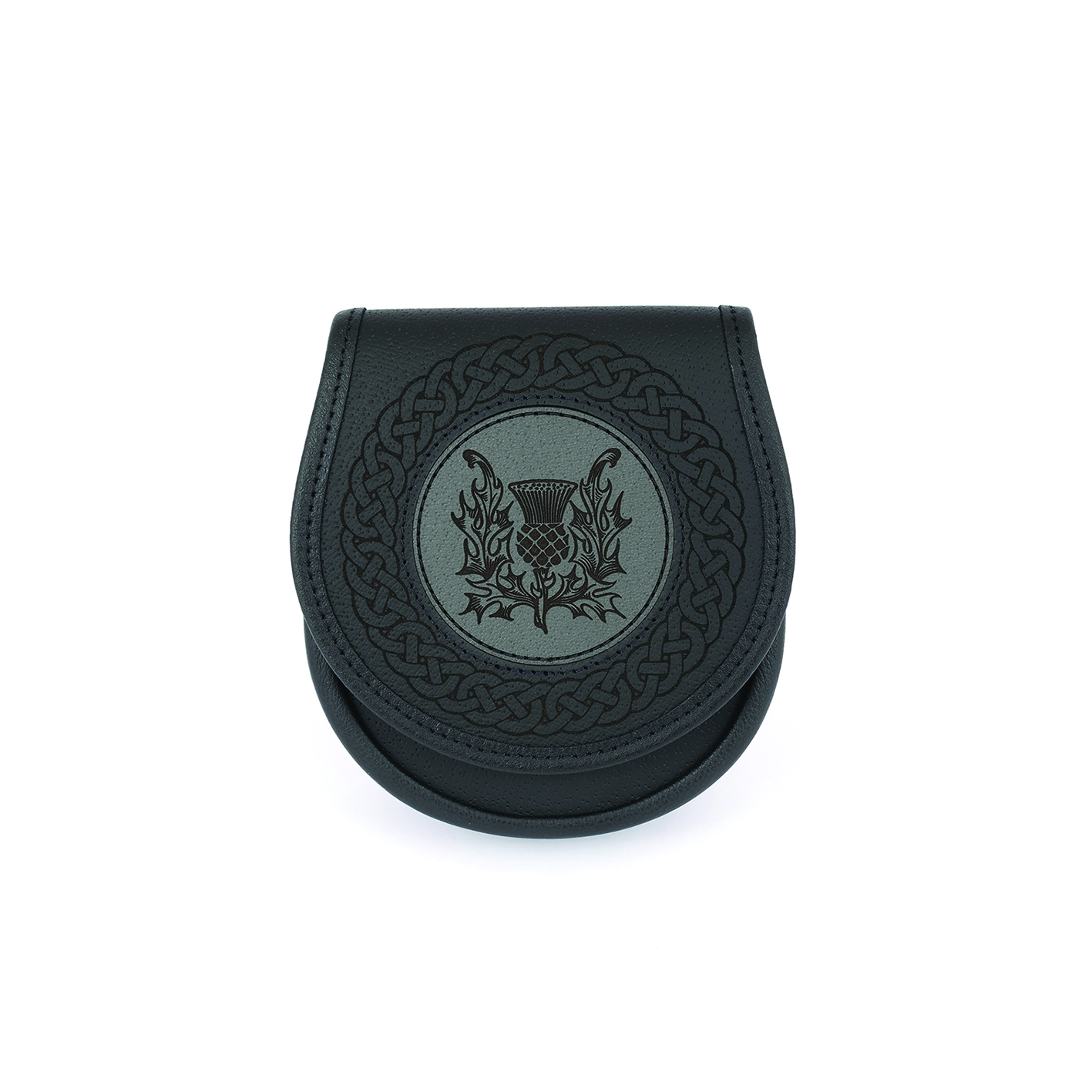 Leder Sporran Jacobite Thistle