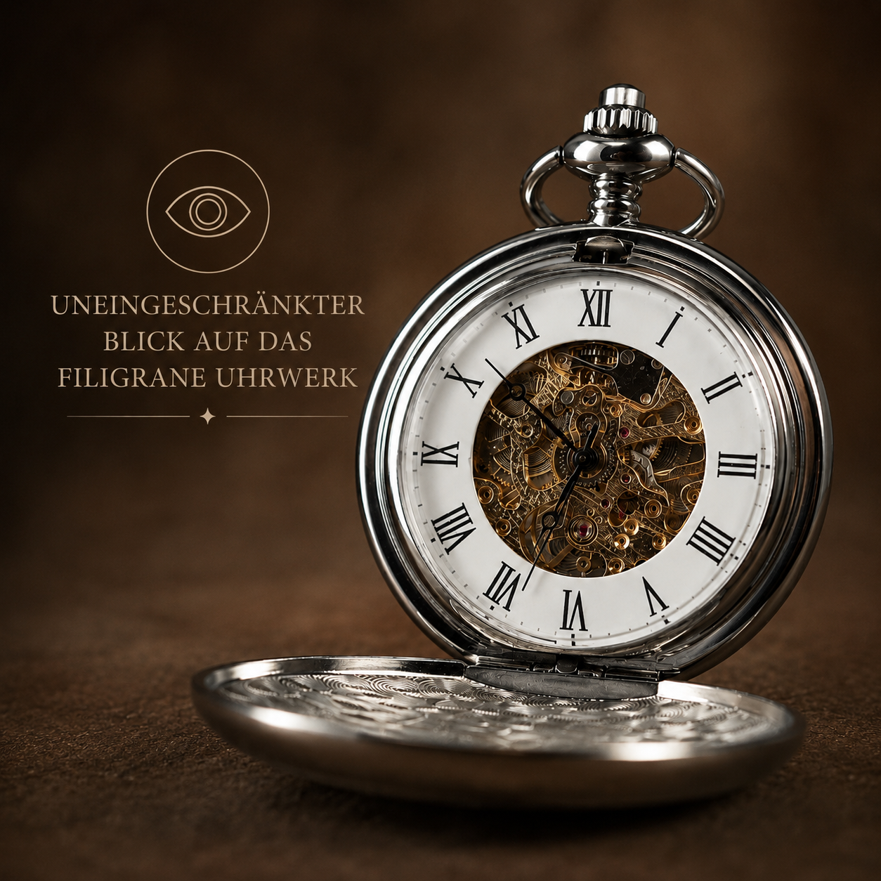 Taschenuhr Celtic Thistle mit mechanischem Uhrwerk