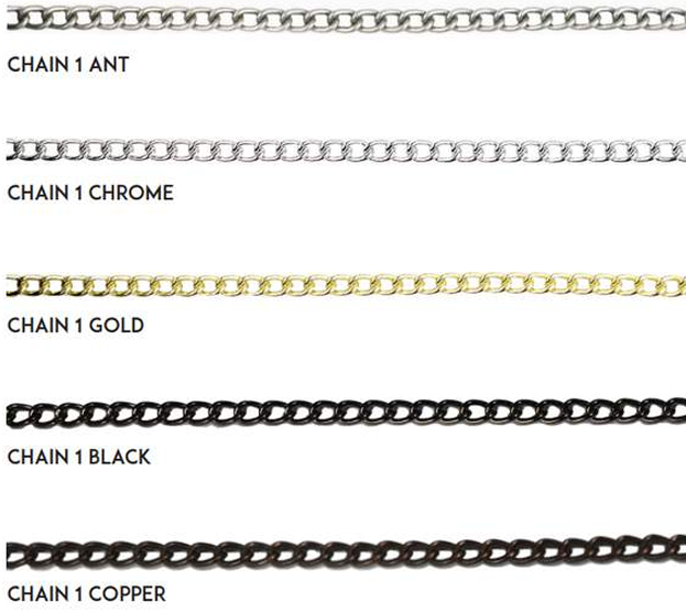 Sporrankette Standard Chain Black Chrome