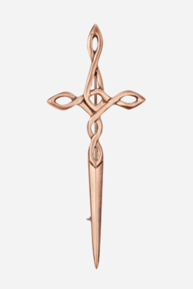 Kilt Pin Cross Copper