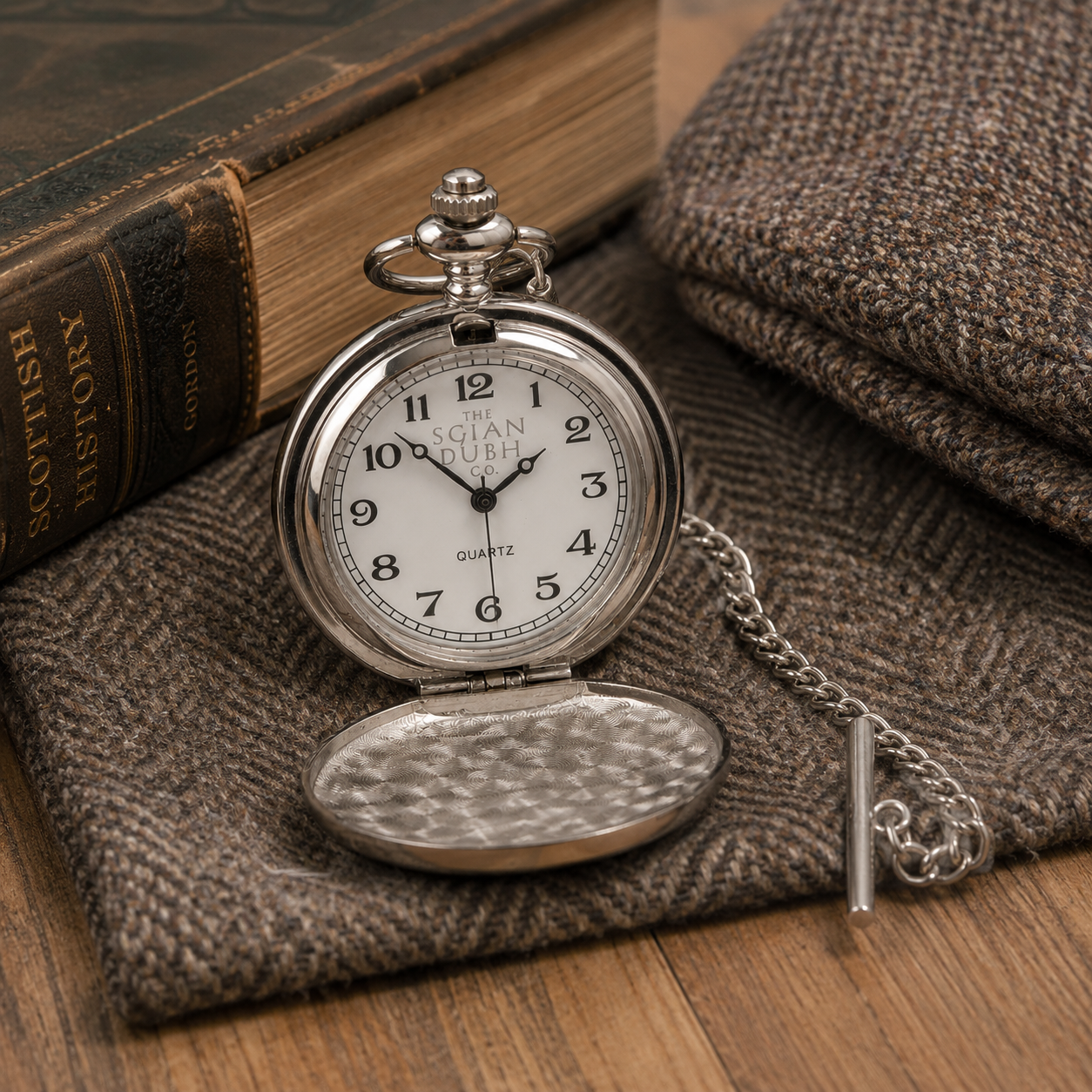 Taschenuhr Celtic Cross mit Quartz Uhrwerk