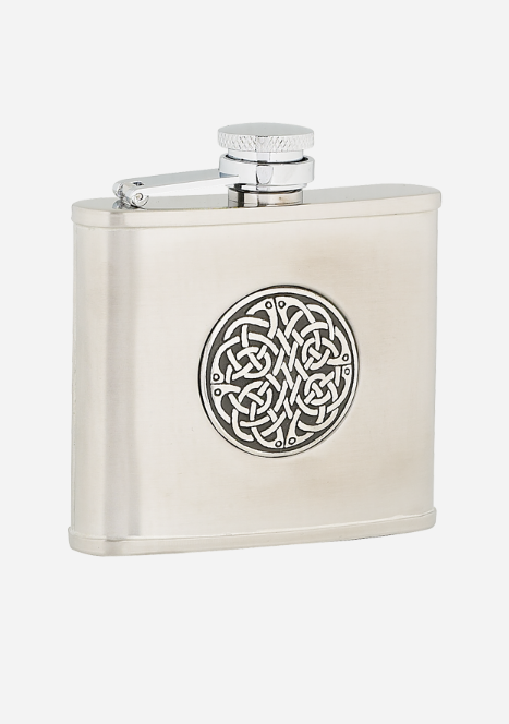 Edelstahl- Flachmann 4 oz Celtic