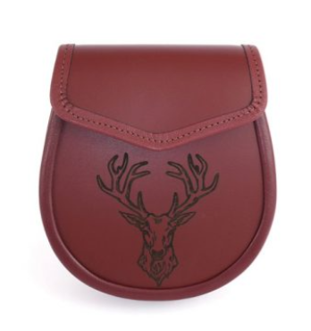 Leder Sporran Laser Etched 2