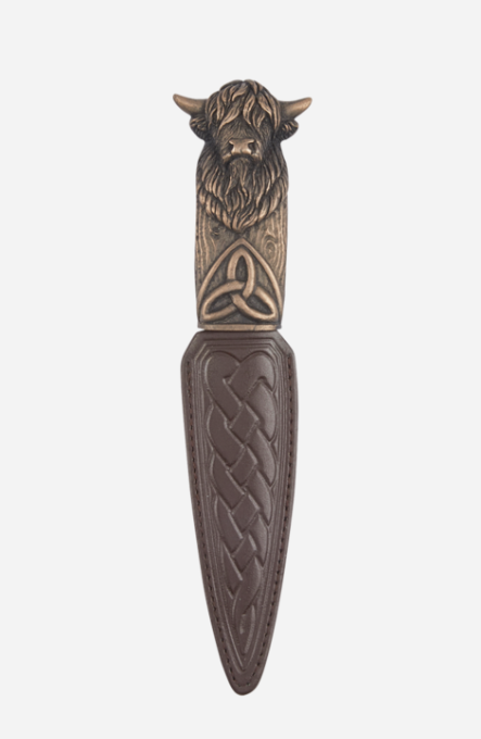 Resin Sgian Dubh Highalnd Cow