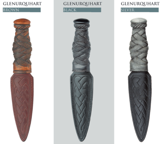 Sgian Dubh Glenurquhart geflochten